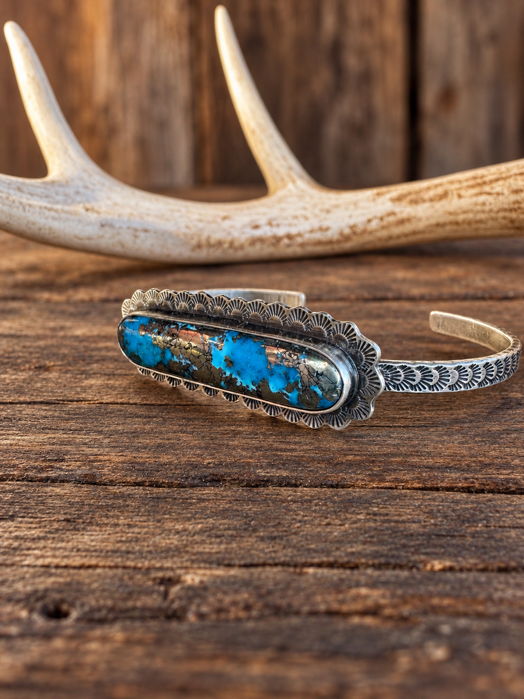 Sterling Silver Turquoise Cuff