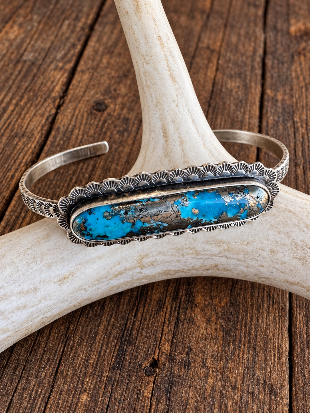 Sterling Silver Turquoise Cuff