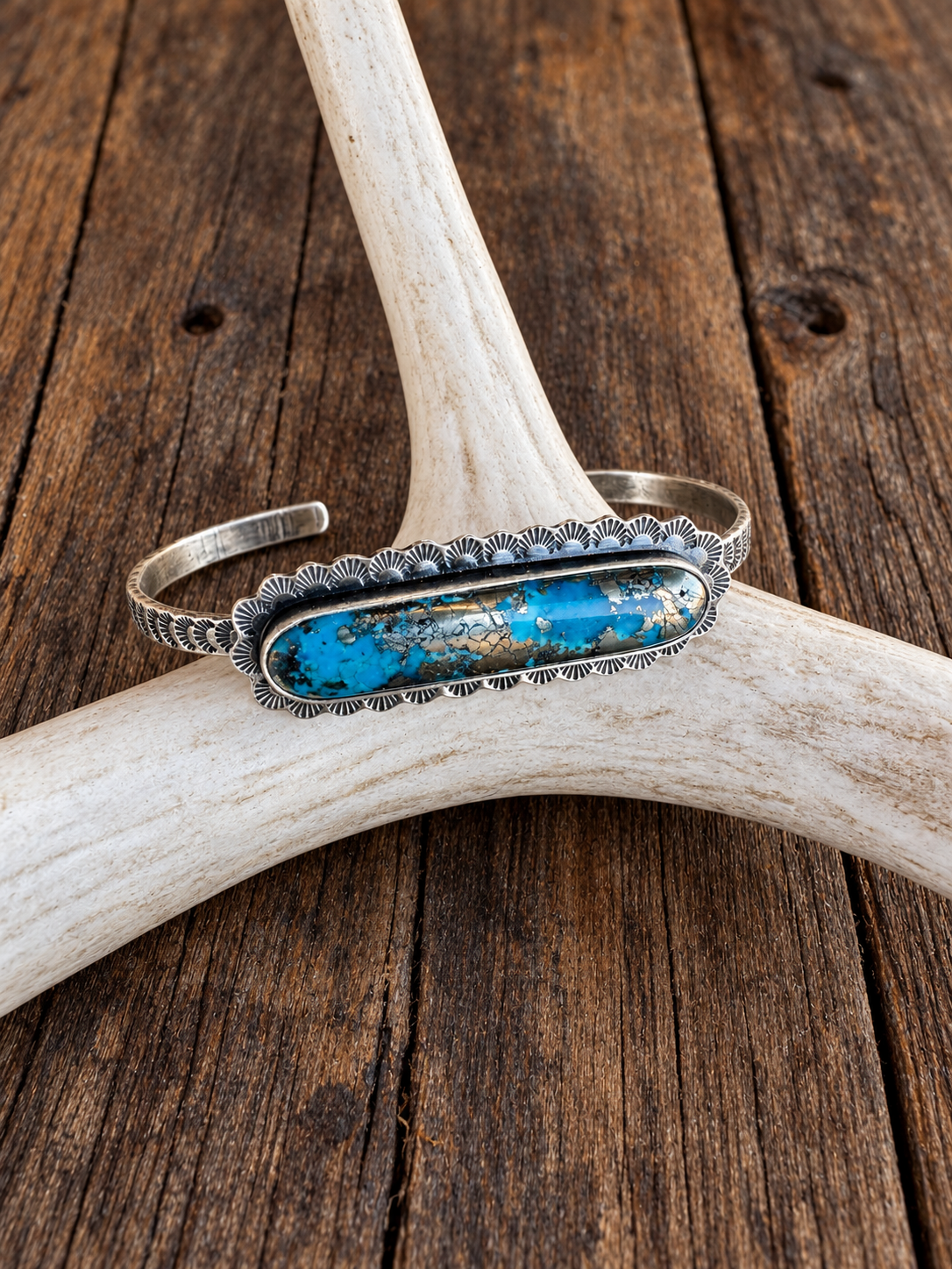 Sterling Silver Turquoise Cuff