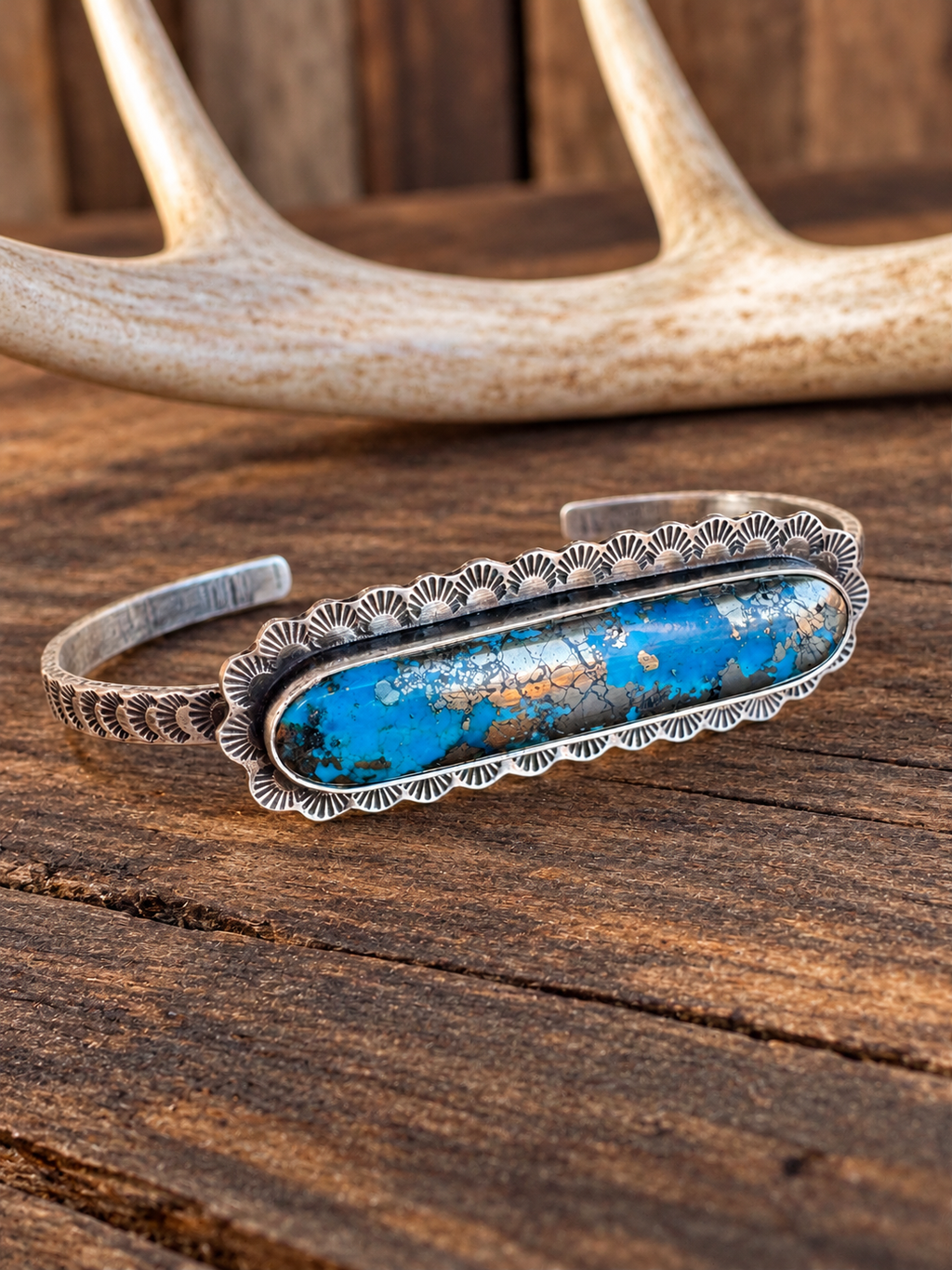 Sterling Silver Turquoise Cuff